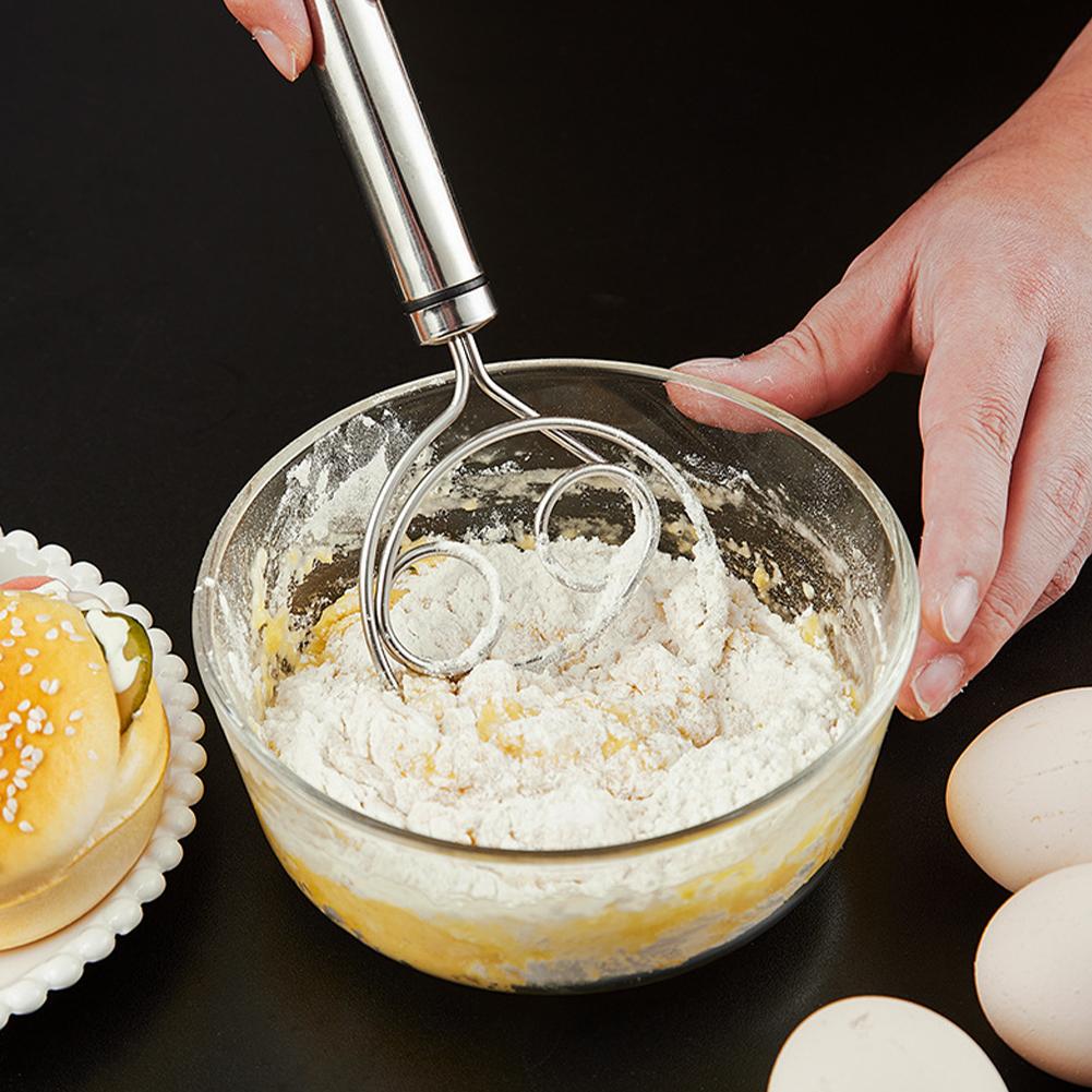 Bread Baking Kitchen Utensils - Fouet à pâte en acier inoxydable