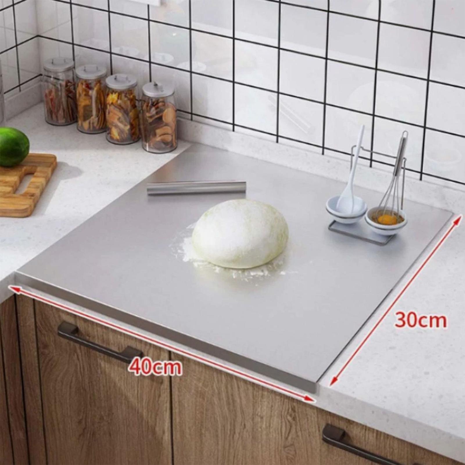 Baking In Kitchen - Planche à découper en acier inoxydable