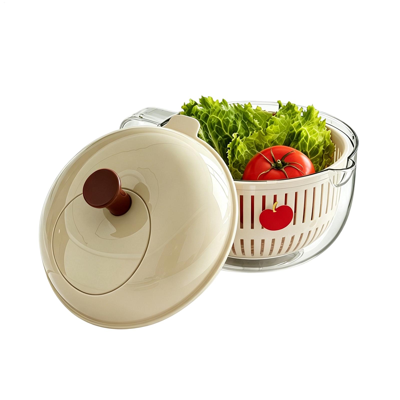 Kitchen Job - Lave-légumes Apples Design, panier d'égouttage double
