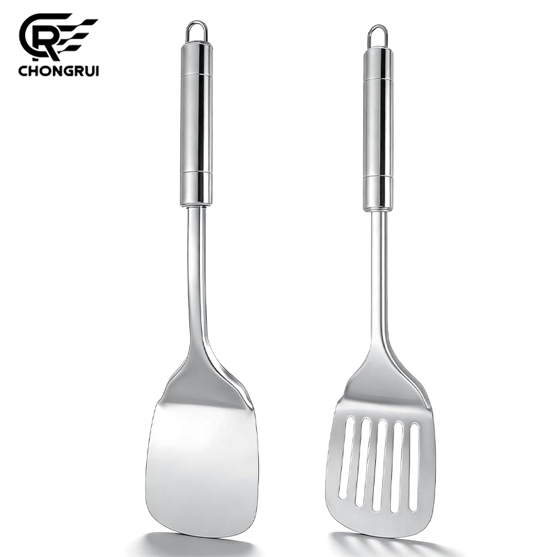 Offset Spatula Set - Spatule de cuisine antiadhésive en acier
