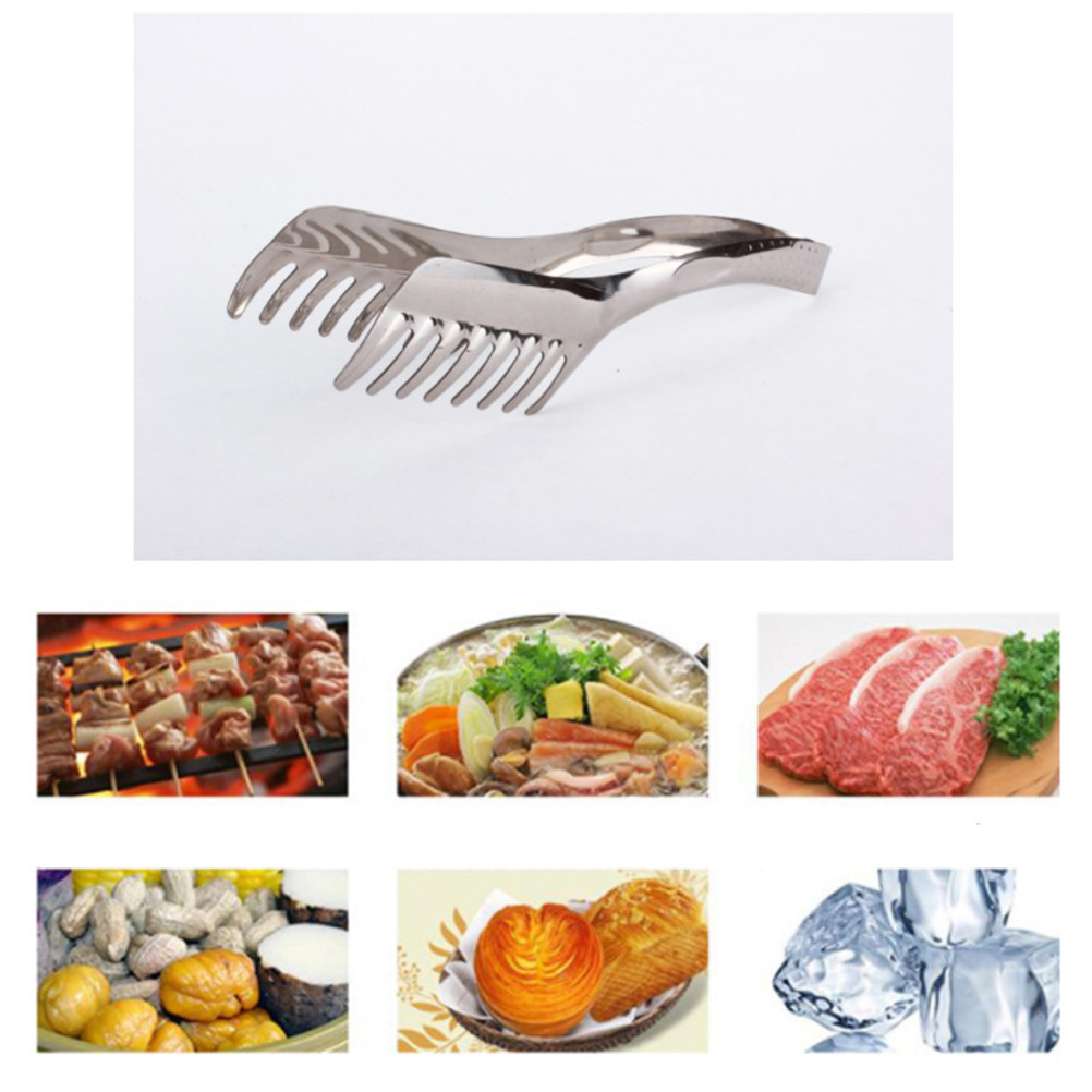 Bread Baking Kitchen Utensils - Pince alimentaire en acier inoxydable robuste