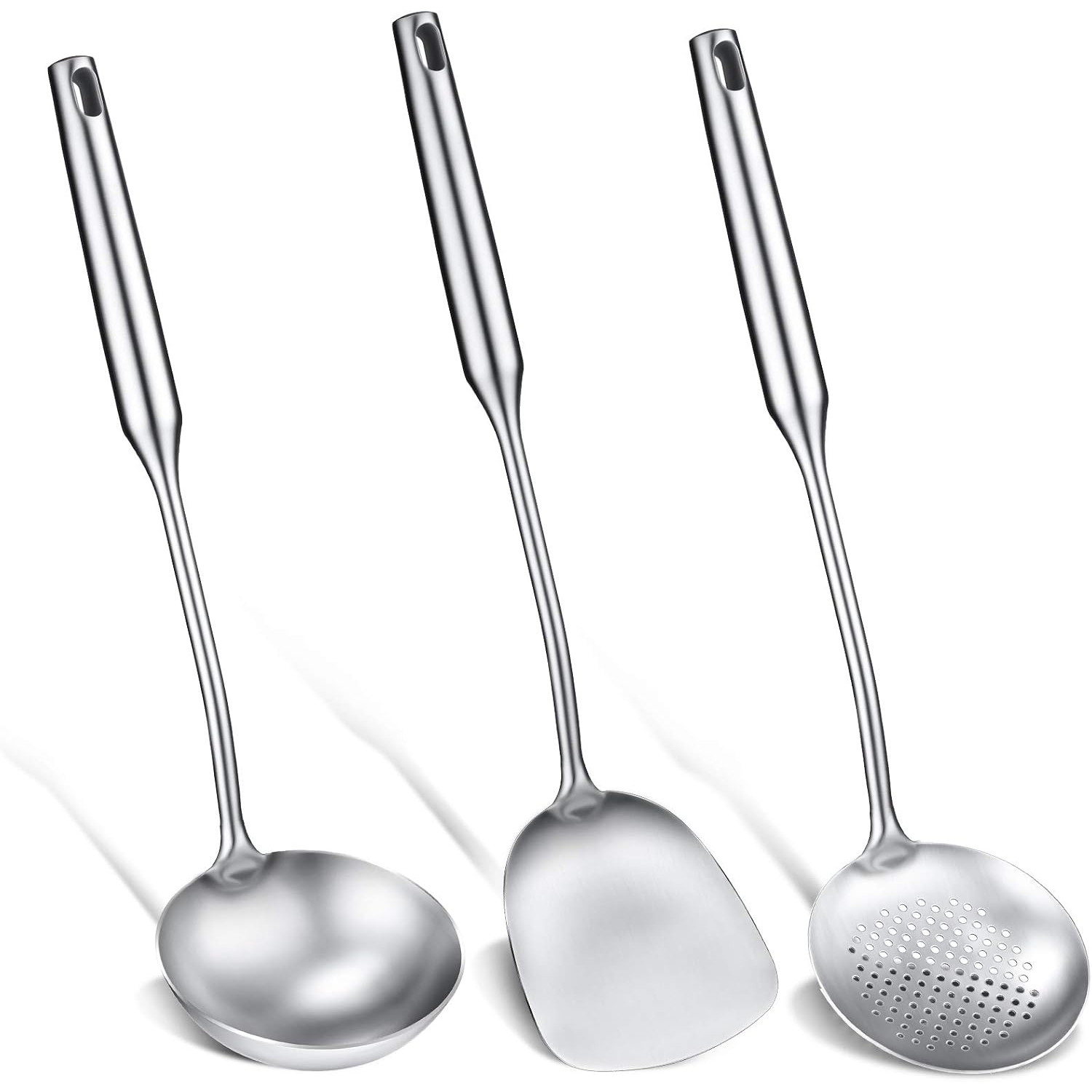 Offset Spatula Set - Spatule de wok, louche et grande