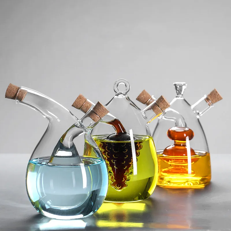 Kitchen Bank - Bouteille d'assaisonnement en verre à double