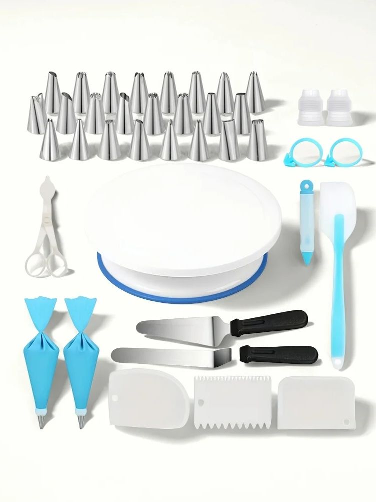 Offset Spatula Set - Niveleur de plateau tournant pour gâteaux,