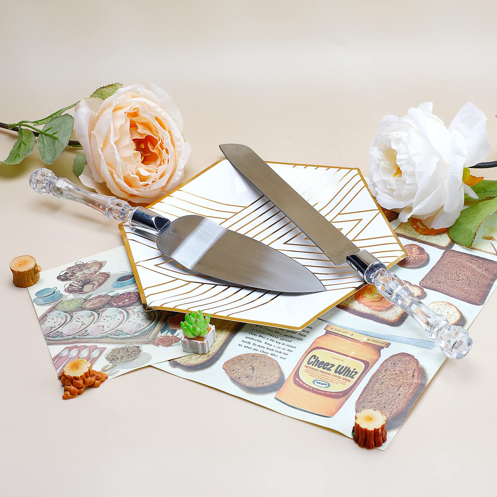 Ensemble couteau à gâteau et s - Offset Spatula Set avis et prix