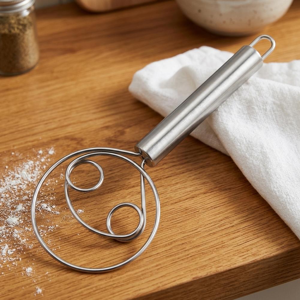 Fouet à pâte en acier inoxydab - Bread Baking Kitchen Utensils avis et prix