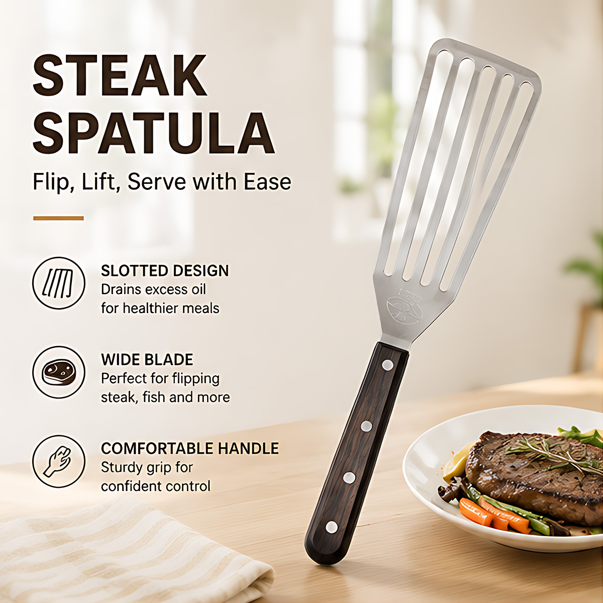 Spatule à poisson, spatule en  - Offset Spatula Set avis et prix