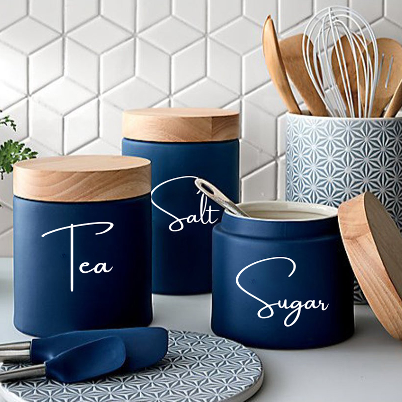 Autocollant organisateur de cu - Kitchen Baking Canisters avis et prix