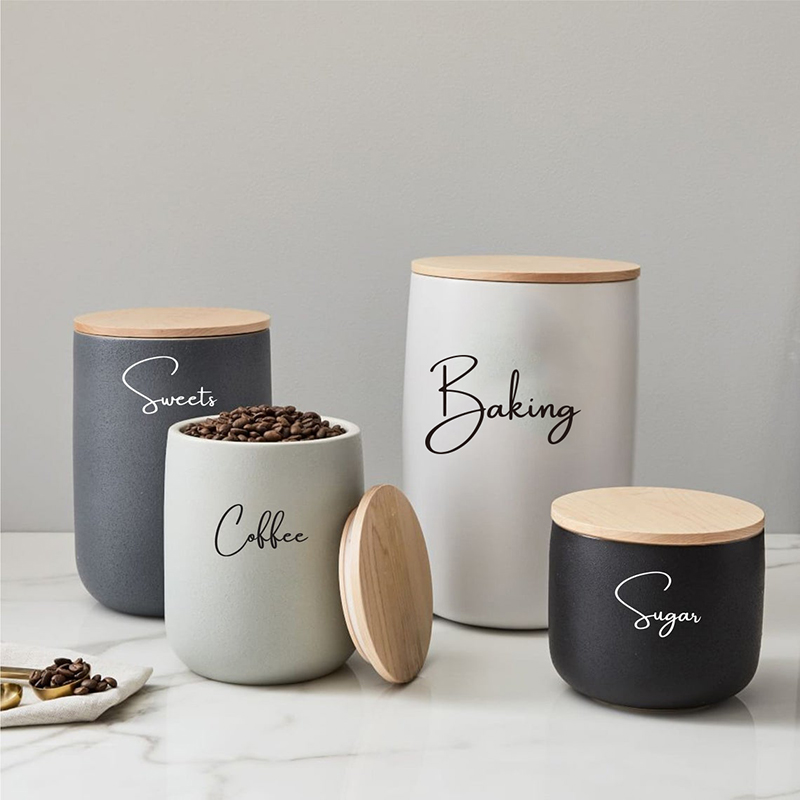 Autocollant organisateur de cu - Kitchen Baking Canisters avis et prix