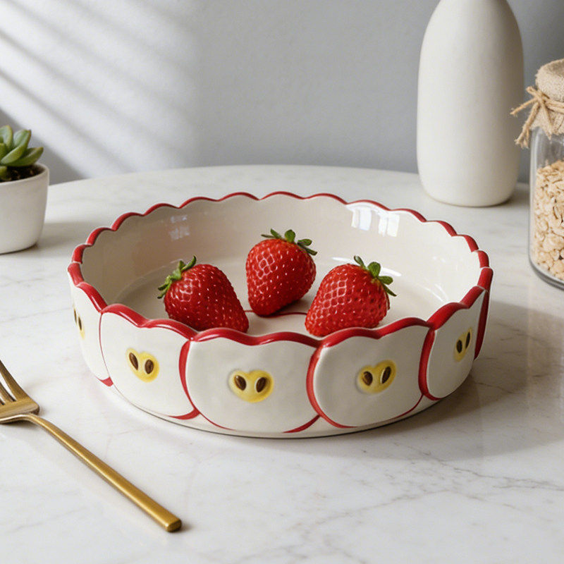 Assiette en céramique en forme - Kitchen Baking Table avis et prix