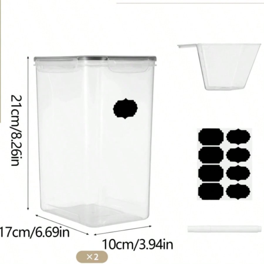 Contenants de stockage aliment - Kitchen Baking Canisters avis et prix