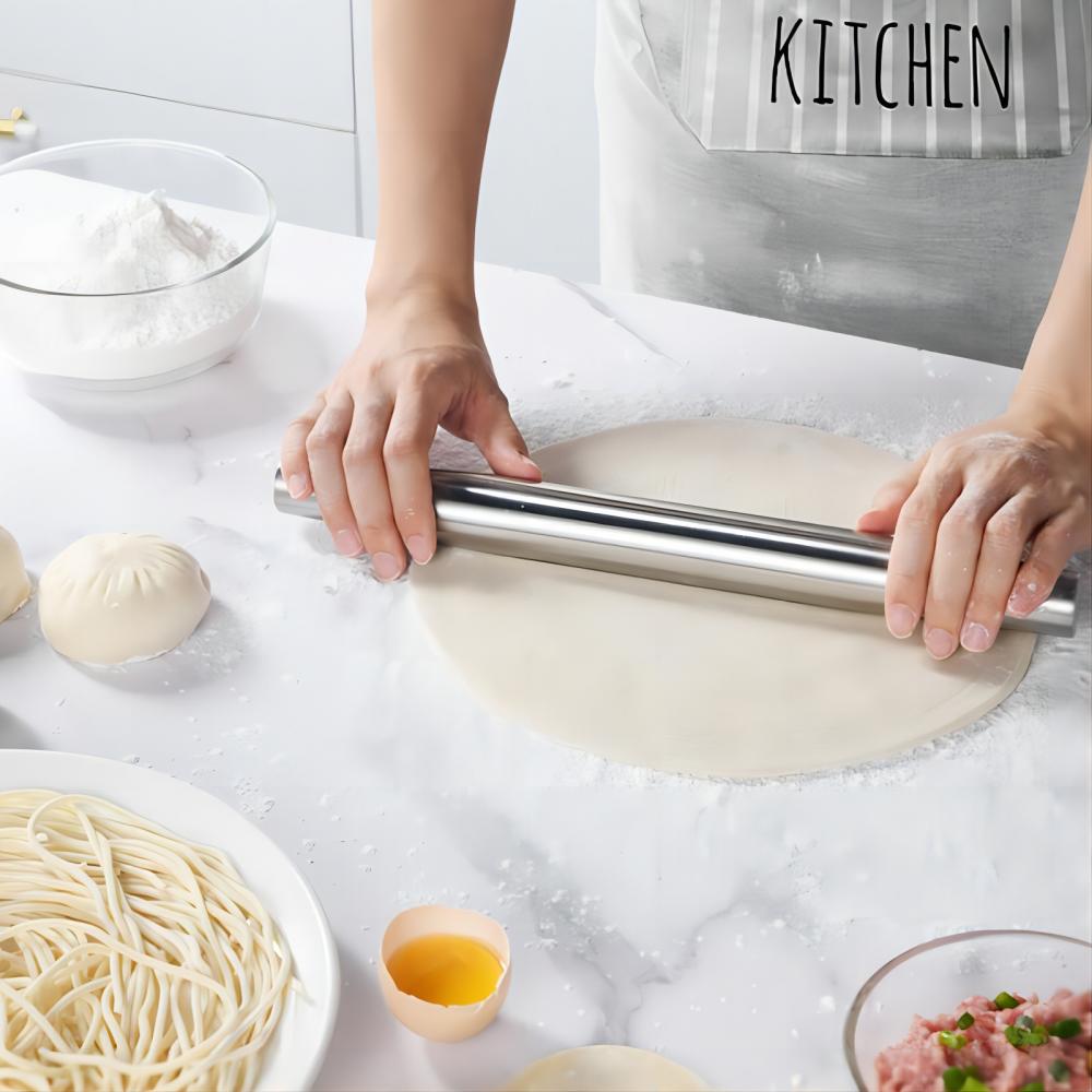 Rouleau à pâtisserie en acier  - Bread Baking Kitchen Utensils avis et prix