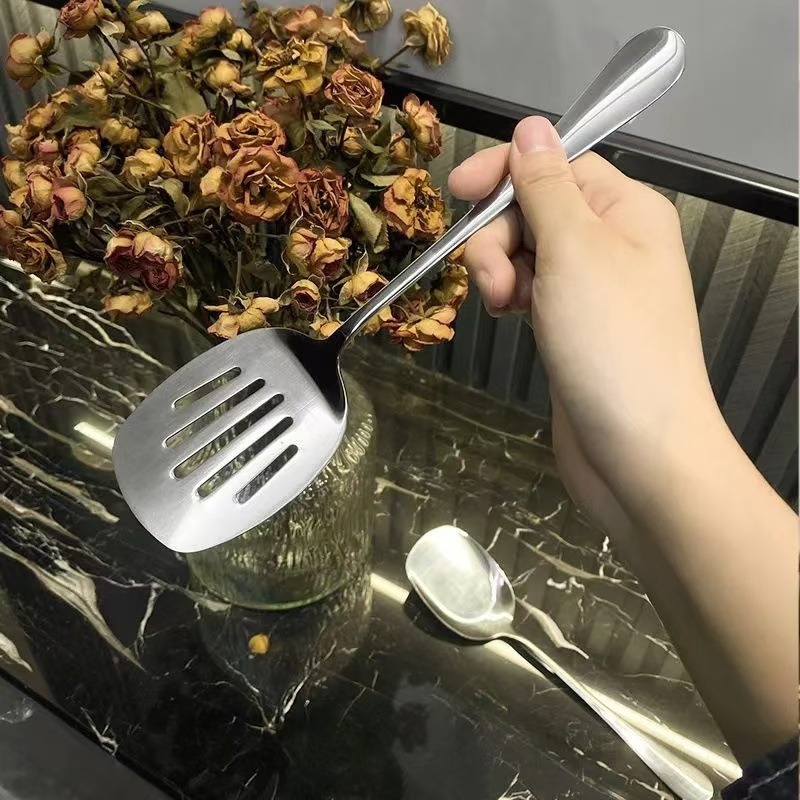 Spatule de wok en acier inoxyd - Offset Spatula Set avis et prix