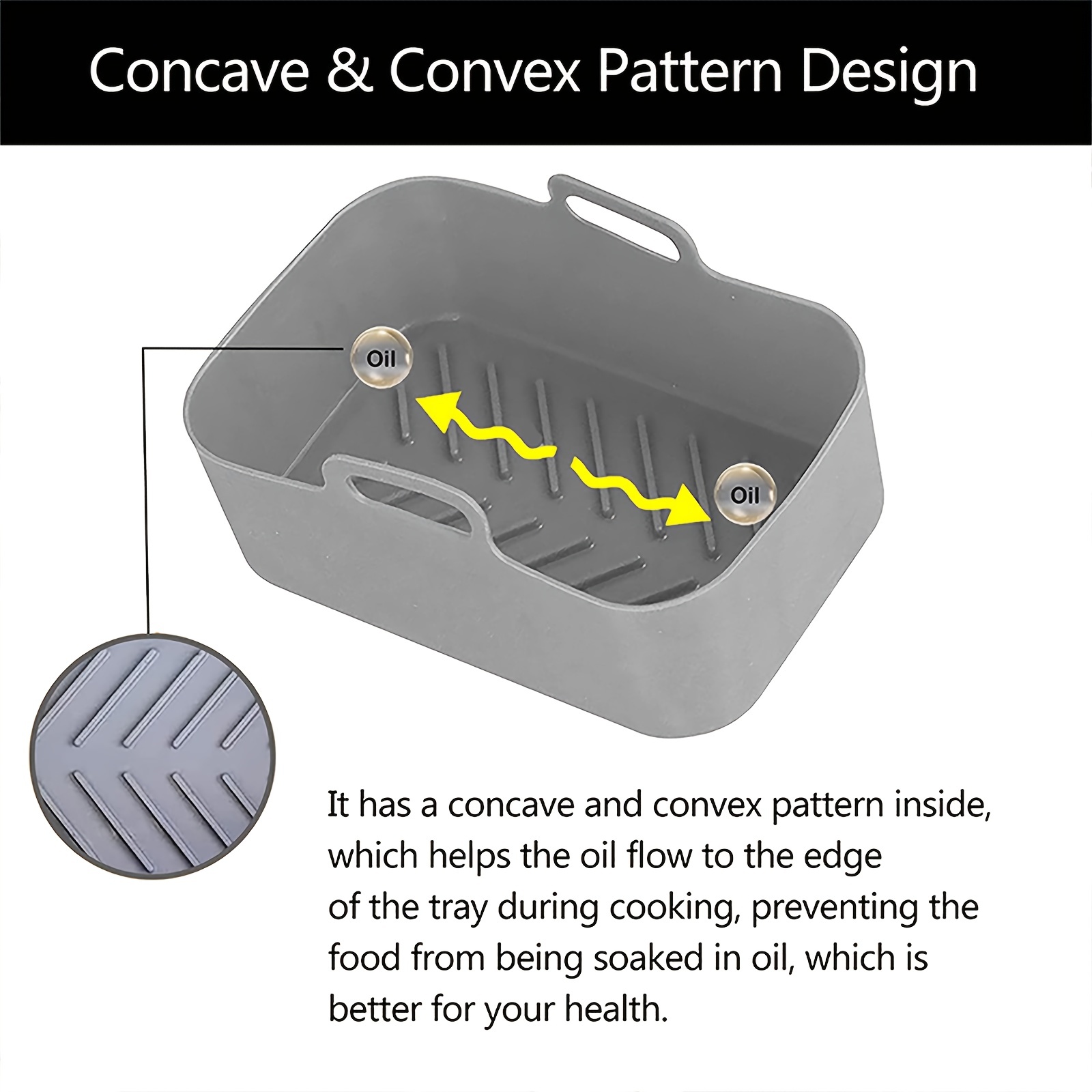 Plateau en Silicone pour frite - Kitchen Baking Oven avis et prix