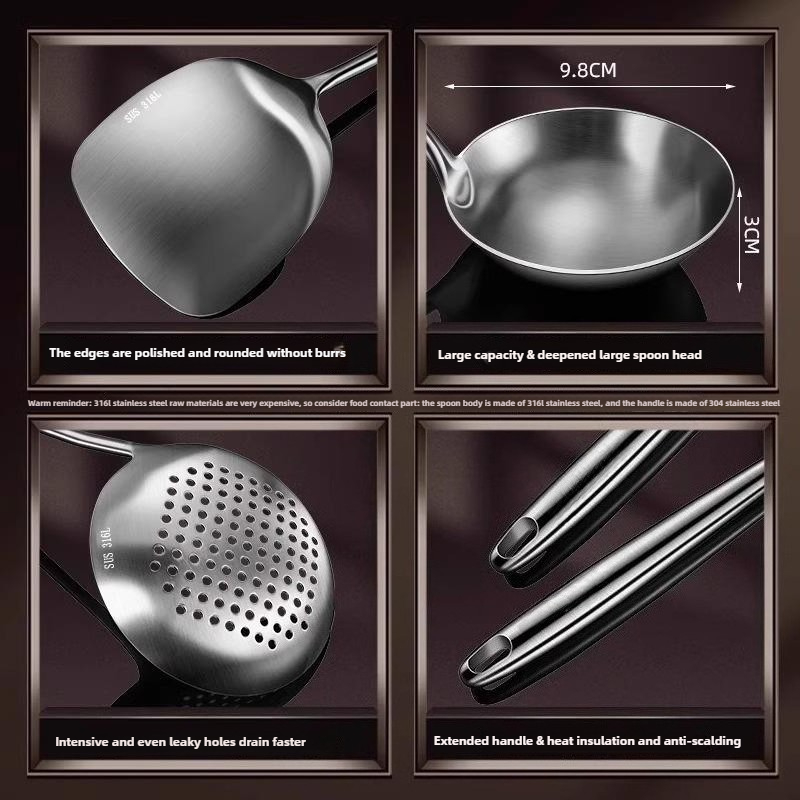 Spatule de cuisine en acier in - Offset Spatula Set avis et prix