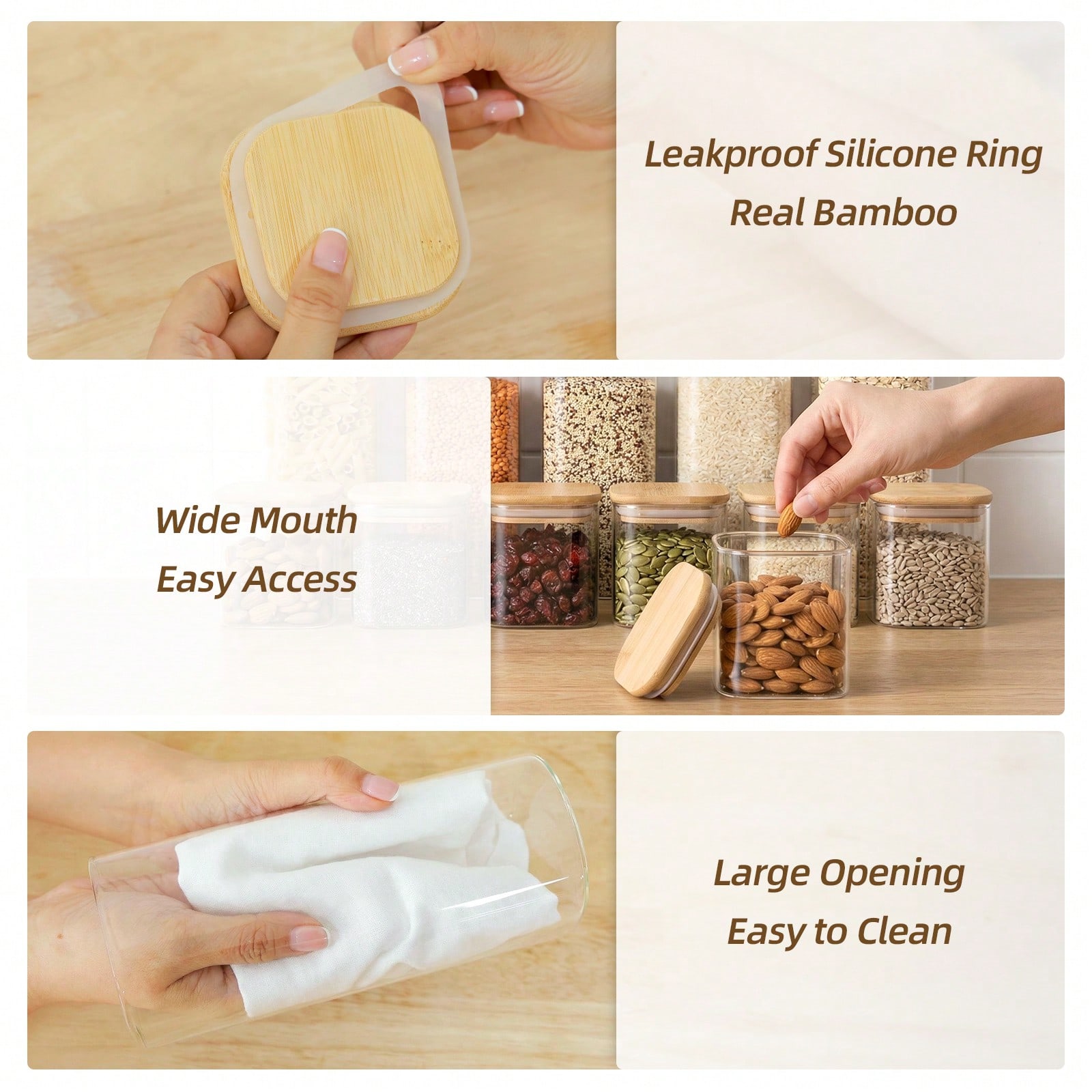 Tomnk 12 récipients de conserv - Kitchen Baking Canisters avis et prix